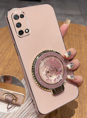 适用realmeQ2手机壳realme真我Q2pro保护Q2i硅胶套5G全包RMX2117防摔软壳2173带支架oppo流沙oppoq女25g新款i