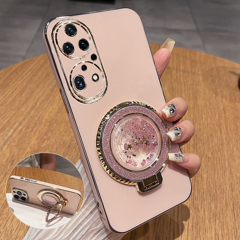 华为鼎桥P50带流沙支架保护套