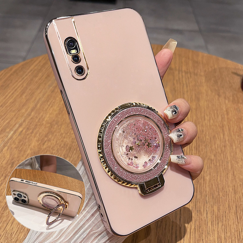 vivoX27带流沙支架保护套