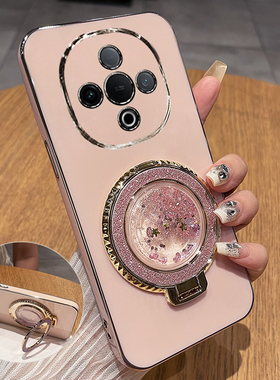 适用vivoy300手机壳y300pro十保护vivo硅胶套V2410A镜头全包voy防摔por软壳voviy女2435加带支架新款pr0流沙+