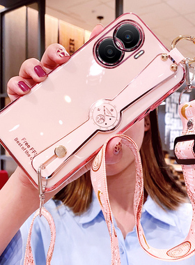 适用华为荣耀X40i手机壳DIO一AN00腕带保护硅胶套5G斜挎挂绳honor全包防摔x4oi软壳DIOAN外壳i5g女x网红40i潮