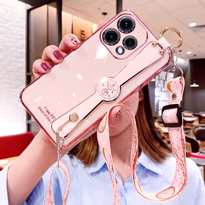 适用OPPOReno15C腕带斜挎挂绳壳