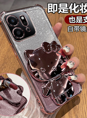 适用华为荣耀play9T手机壳piay9TPro保护硅胶套ALT一AN00自带镜头膜全包防摔LYN透明软支架女镜子pro新款可爱