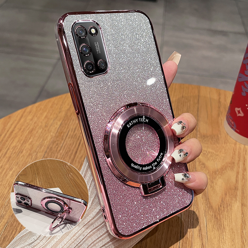 适用oppoA52手机壳oppo保护A52硅胶套PDAM10全包防摔opa透明oppa软壳opooa带支架opopa新款0PP0男女钢化膜啊