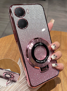 适用华为荣耀畅玩40plus手机壳RKY一AN00保护硅胶套全包边防摔honor透明软壳puls带支架RKYANOO畅享男女p新款