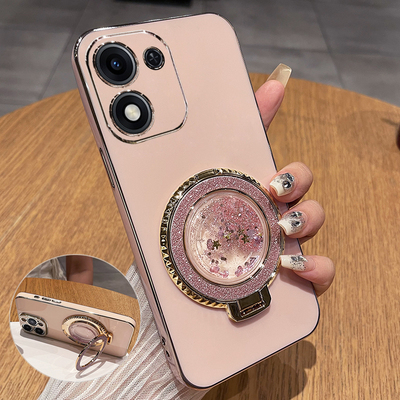 适用华为荣耀X70i手机壳honorx70i保护硅胶套ABR一AN00镜头全包防摔honor软外壳女新款带支架流沙ins风高级感