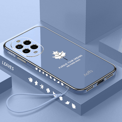 适用华为nova13软胶枫叶保护套