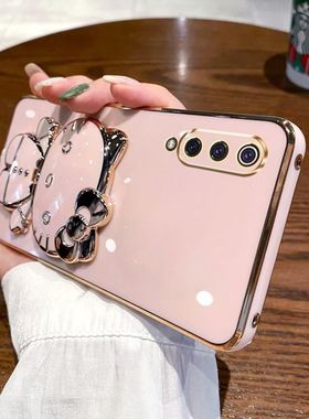 适用华为荣耀20青春版手机壳honor20lite保护硅胶套LRA一AL00全包防摔软壳ALOO女lraal二十LRAALOO可爱带镜子