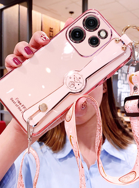 适用opporeno15手机壳reno15pro腕带保护硅胶套oppo斜挎挂绳全包5g防摔PLW110软PLV女155g新款reon可背带妈妈