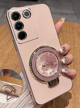 适用vivos16手机壳vivo保护S16e硅胶套s16pro全包防摔软壳女vovis新款vos高级感por流沙ins风p步步高曲面屏是