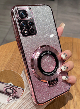 适用红米note11手机壳redminote11pro十保护5G硅胶套redmi全包防摔por透明软壳小米noto男女115g带支架钢化膜