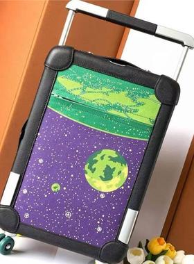 高端定制20寸登机箱旅行男女通用万向轮真皮铝合金拉杆箱定制