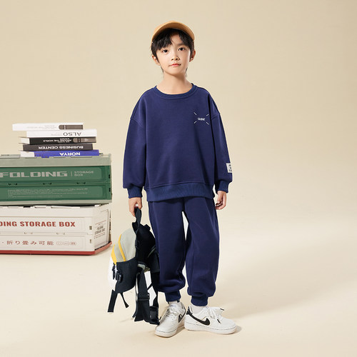 男童运动服休闲秋季套装