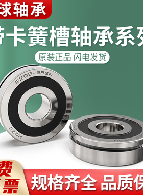 寰球带卡簧槽轴承6306 6307 6308 6309 6310 6311N ZN NR带挡边