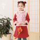 拜年服儿童51126 新年服锦缎马甲旗袍两件套唐装 知了童装 女童中式