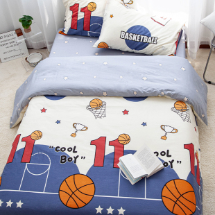 灌篮高手 可用 男孩宿舍纯棉1.5m四件套定做学生单人床单床笠四季