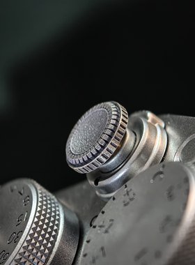 银快门按钮立体浮雕适用于徕卡q343m11富士xt5尼康zf快门键帽配件