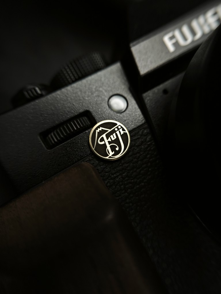 富士FUJI相机贴金属logo装饰胶贴