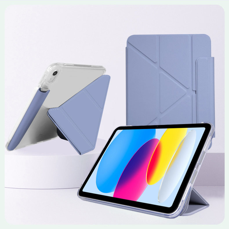 苹果ipad11保护套AirPro11竖屏适用带扣10.5折叠13防摔10.2苹果ipad平板电脑皮套10.9无笔槽12.9