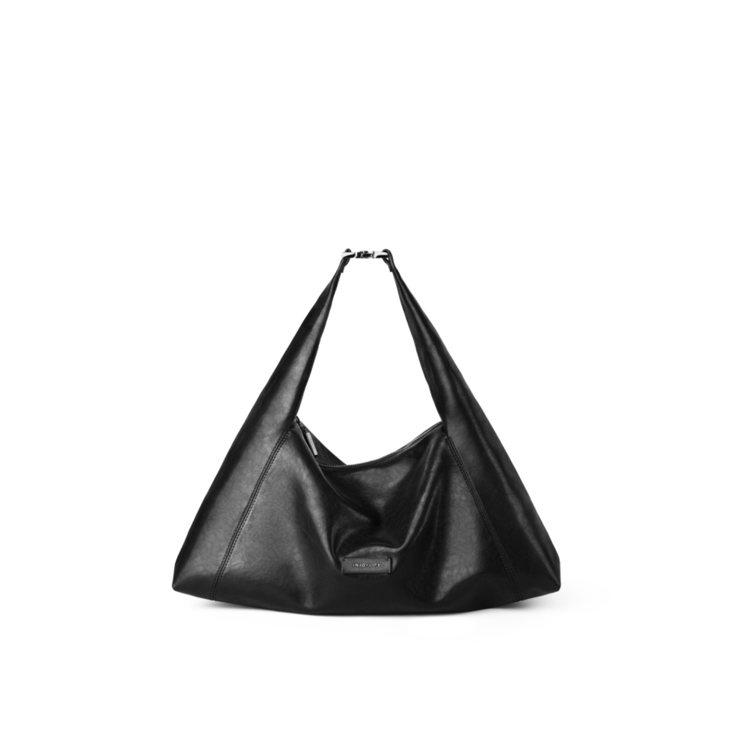 INJOYLIFE中号牛皮气囊包图片