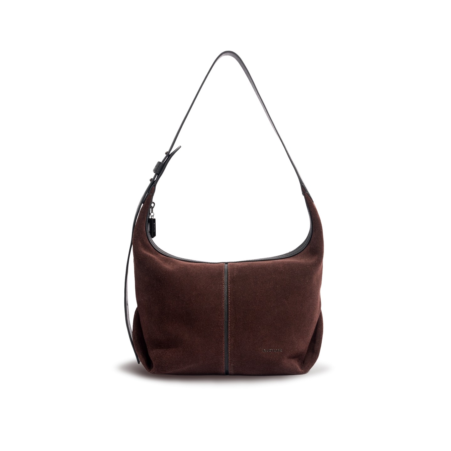 INJOYLIFE间线hobo包 麂皮马鞍包单肩腋下包斜挎包大容量通勤包,箱包皮具/热销女包/男包,通用款女包,淘宝优惠券,粉丝福利购,淘宝优惠卷