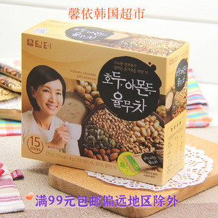 韩国进口零食冲泡茶 丹特五谷茶 八宝茶 15条盒装 270g 18g*15包