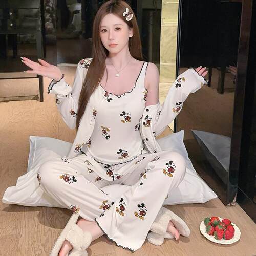 日本yougelato睡衣女吊带米奇