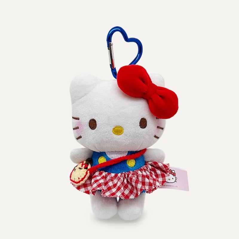 日本正版kitty猫毛绒公仔挂件