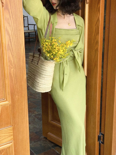 酒午秋季天丝防晒衬衫吊带两件套