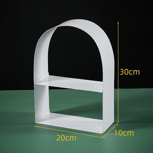 白色婚礼甜品台摆件展示架生日蛋糕架子冷餐茶歇摆台下午茶点心架