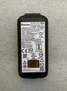 全新原装intermec 易迈腾 AB18 318-034-034 EDA60K CK65 75电池