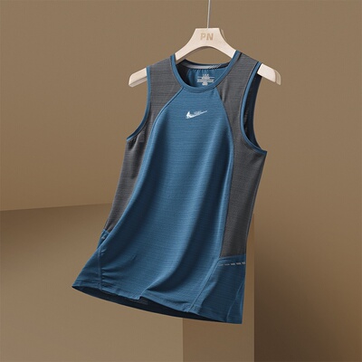 耐克顿男士夏季运动速干冰丝背心