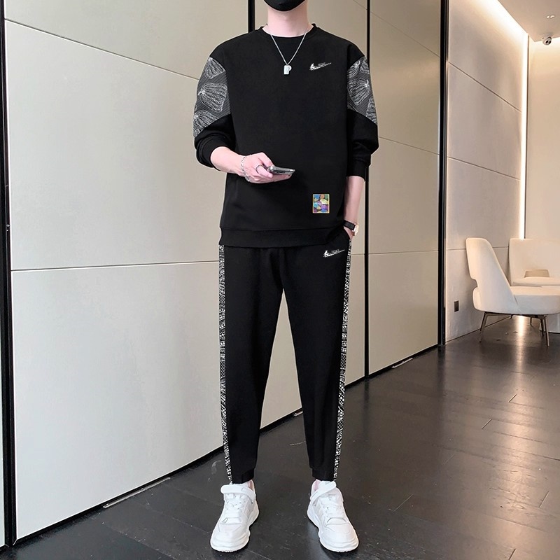 耐克顿休闲运动套装男春秋季新款