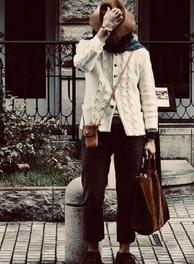 Visvim款式药师包 药包 男女背包斜挎