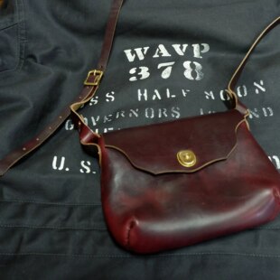 美国霍尔文 horween 手工包 猎人包 迷你款 邮差包