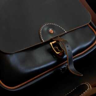 复古 美国霍尔文horween 美式 邮差包 茶芯 cxl