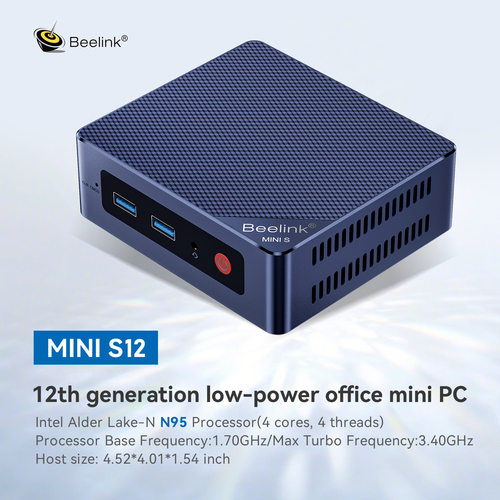 Beelink MINI S12 Alder Lake-N95 2.5网口 迷你主机.