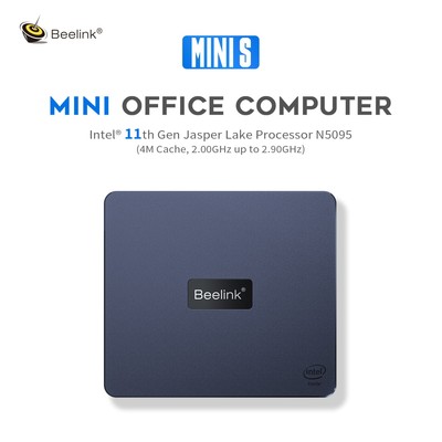 beelink 电脑主机.MINI S Jasper Lake N5095商用办公电脑
