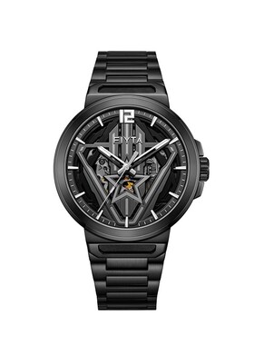 飞亚达星际系列男士腕表三体联名款机械手表男纯黑色男表GA835017