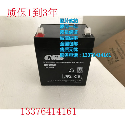 武汉长光CGB铅酸蓄电池CB1250 长光CGB12V 5AH 电梯专用