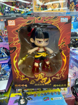 包邮正品保障 商场同款 灵动 哪吒之魔童闹海2战斗版搪胶大号手办
