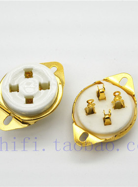 VTAUDIO 全新300B 2A3 电子管 胆机管座 搭棚用tube socket