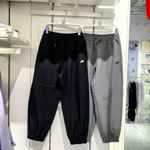 P425B032 男童运动休闲梭织加绒束脚长裤 斯凯奇儿童25冬季 新款