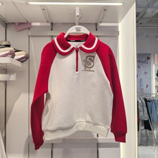 百搭运动卫衣L126G017 女童新年系列时尚 斯凯奇儿童2026春季 新款