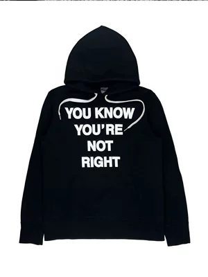 Number (n)ine Not Right Hoodie