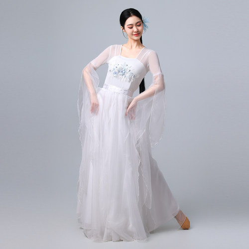 古典舞蹈服大摆裙中国舞演出服装