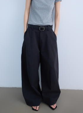 量感杨桃裤 立体廓形微肌理感百搭独特休闲裤长裤女