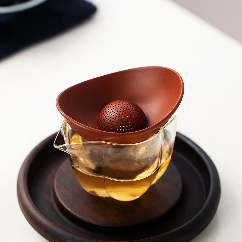 紫砂茶漏球孔茶滤茶隔茶具配件