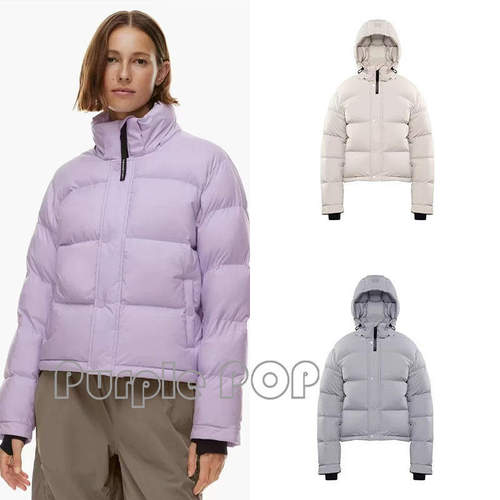 POP买手店 Aritzia 冬季立领鹅绒面包服保暖加厚羽绒服外套