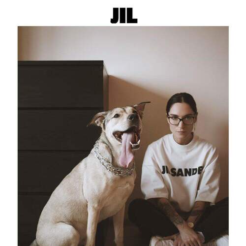 JIL 换季 Logo字母圆领短袖男女同款T恤JIL BASH